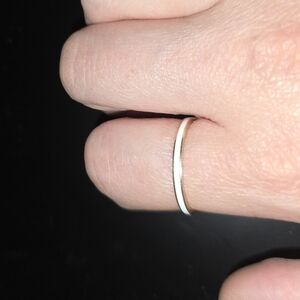 Mejuri White Ceramic Solid 14k Yellow Gold Ring Size 9